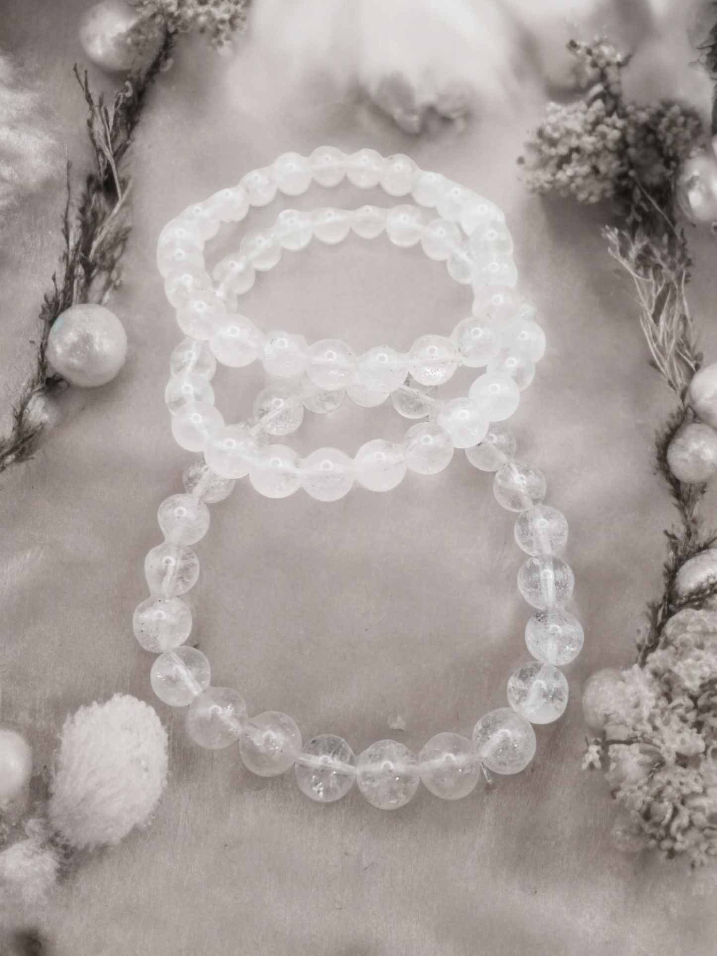 CLEAR QUARTZ BRACELET