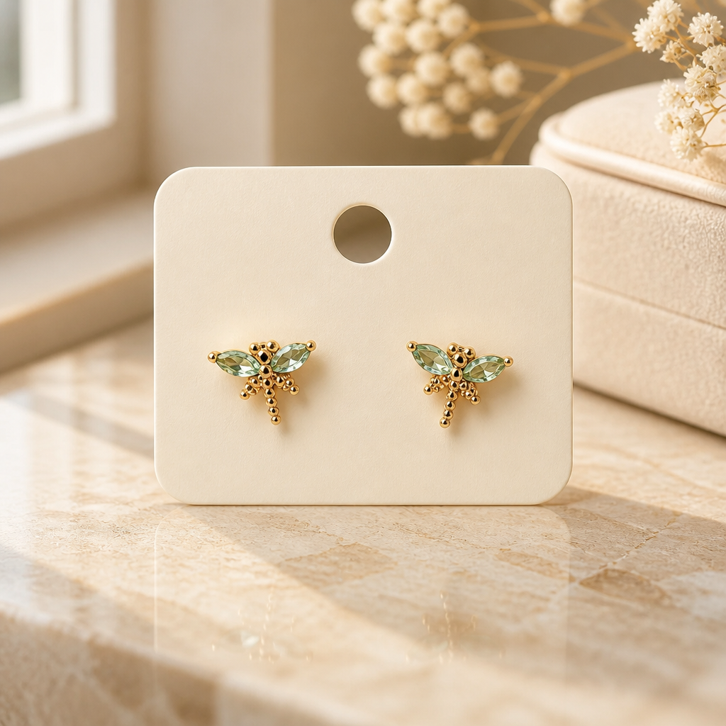 DRAGONFLY EARRINGS BLUE