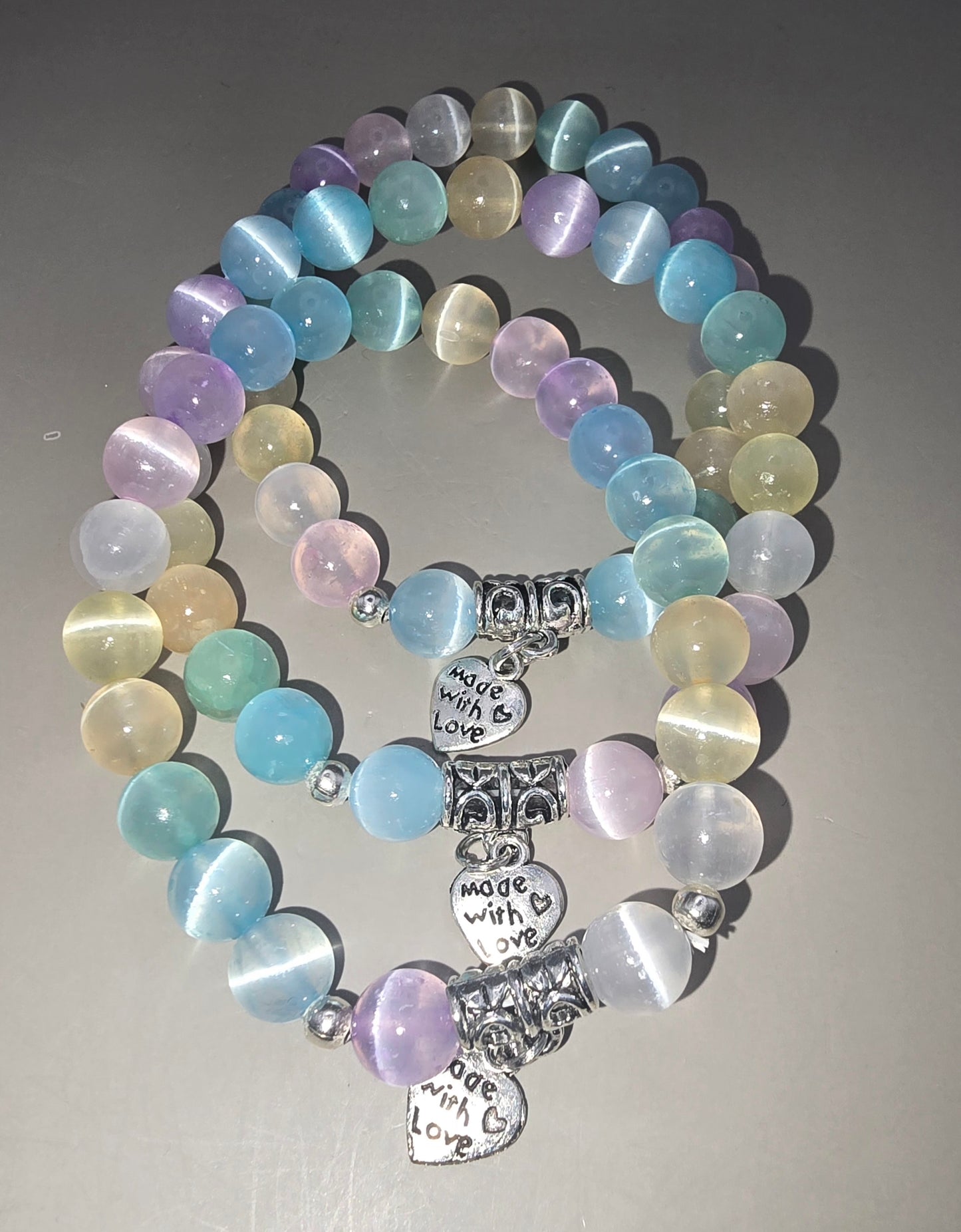 RAINBOW SELENITE BRACELET