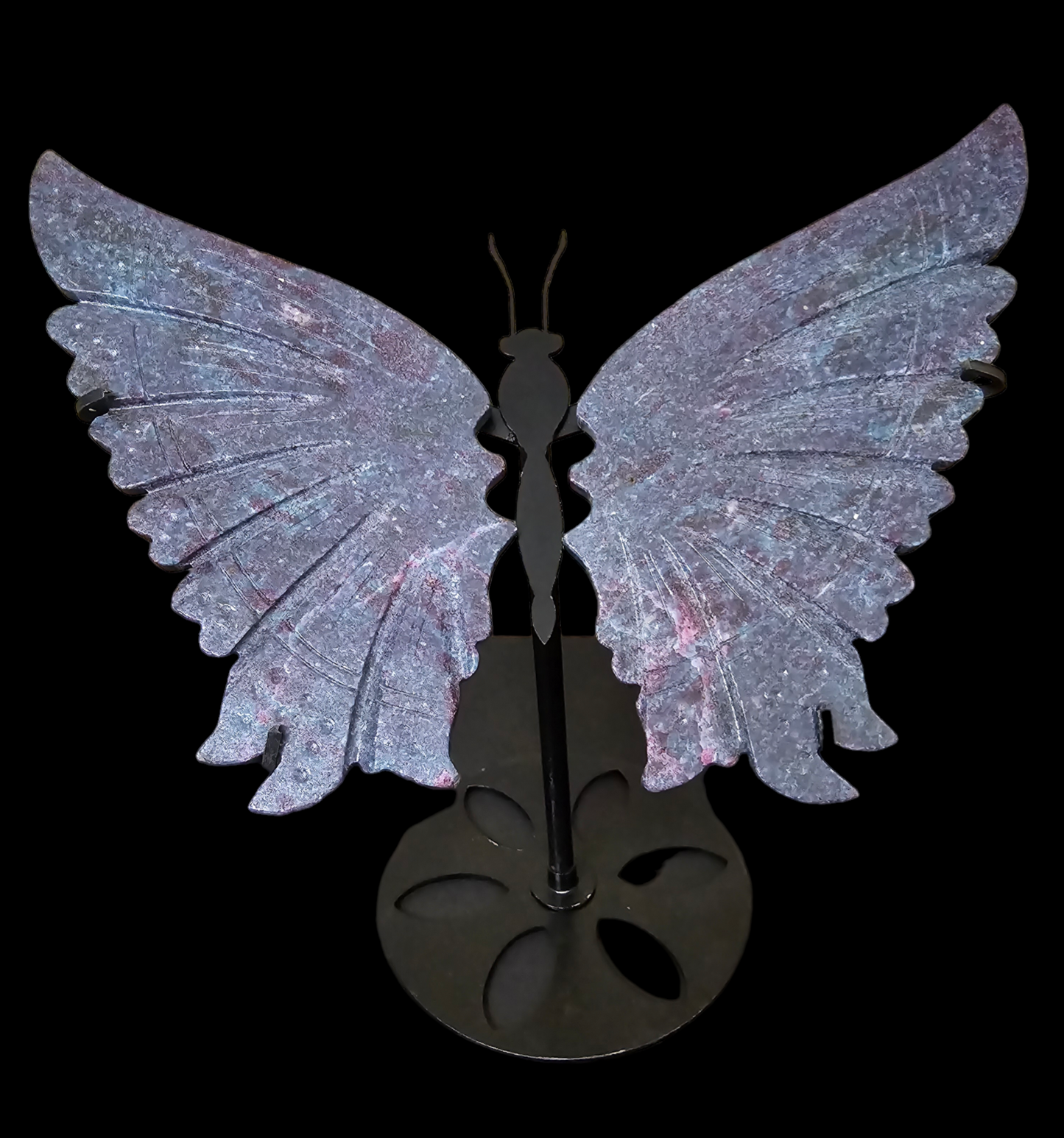 RUBY KYANITE BUTTERFLY UV REACTIVE
