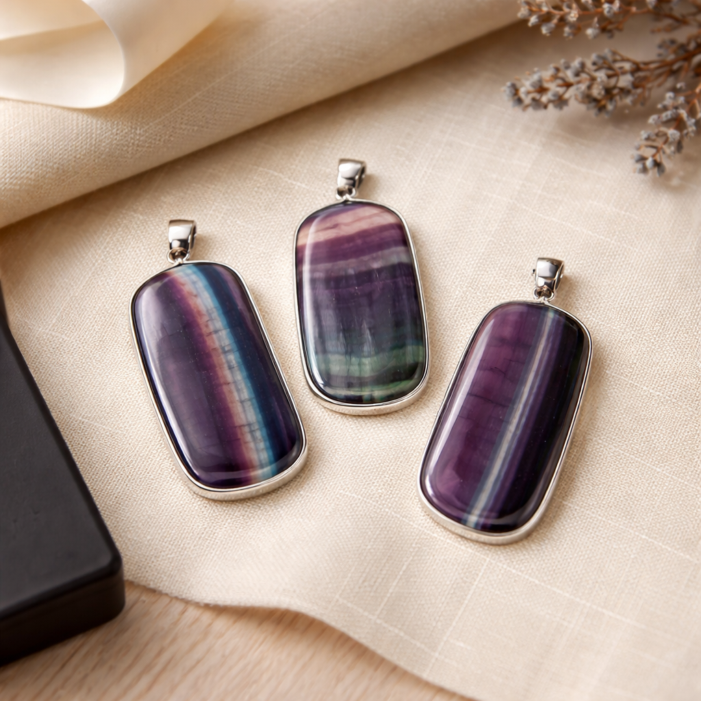 FLUORITE PENDANTS