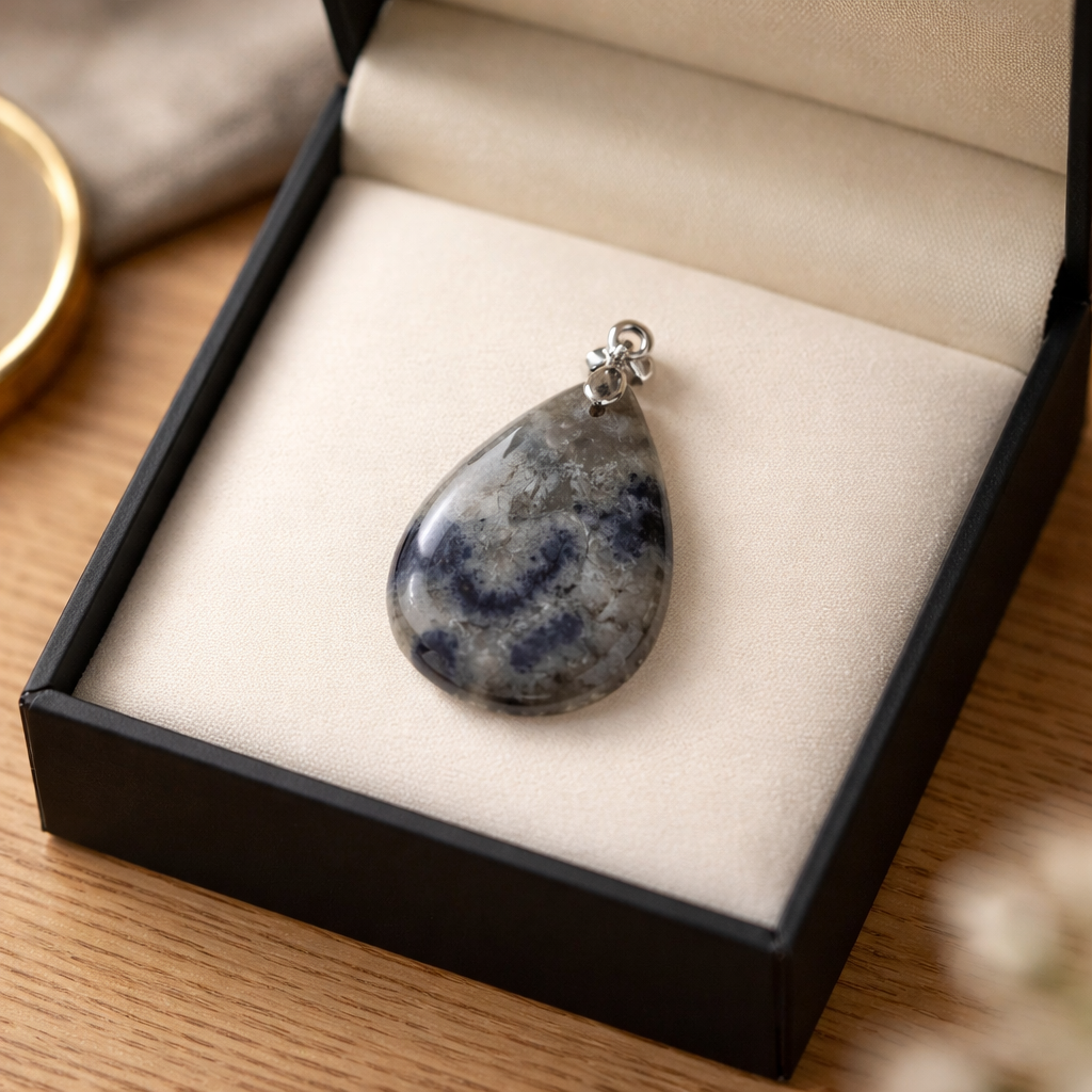 SODALITE TEARDROP PENDANT
