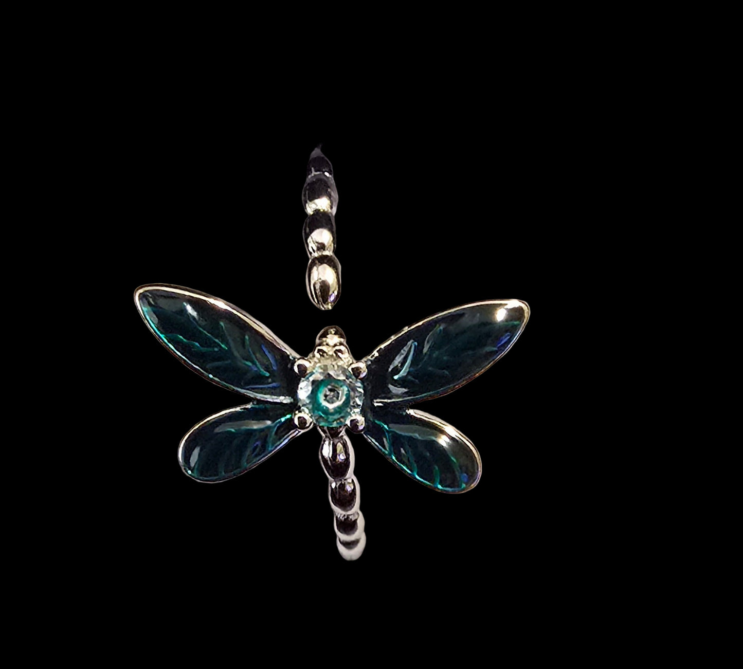 Dragonfly Ring 925 Sterling Silver