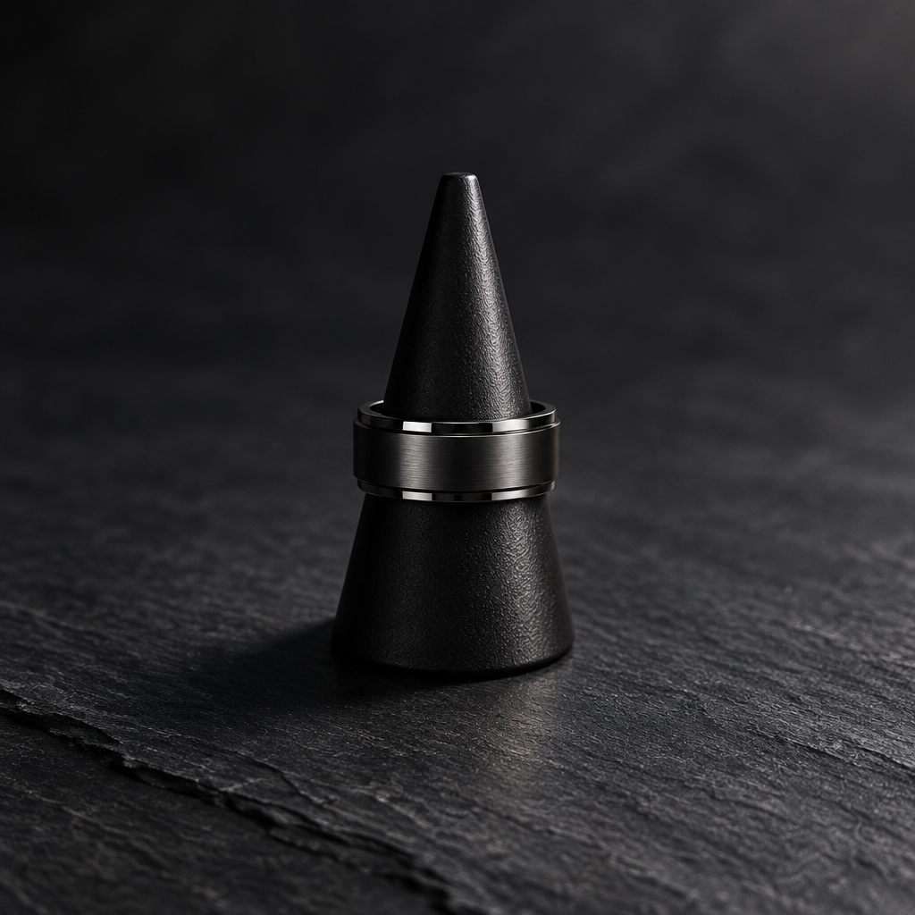 MENS STAINLESS STEEL RING