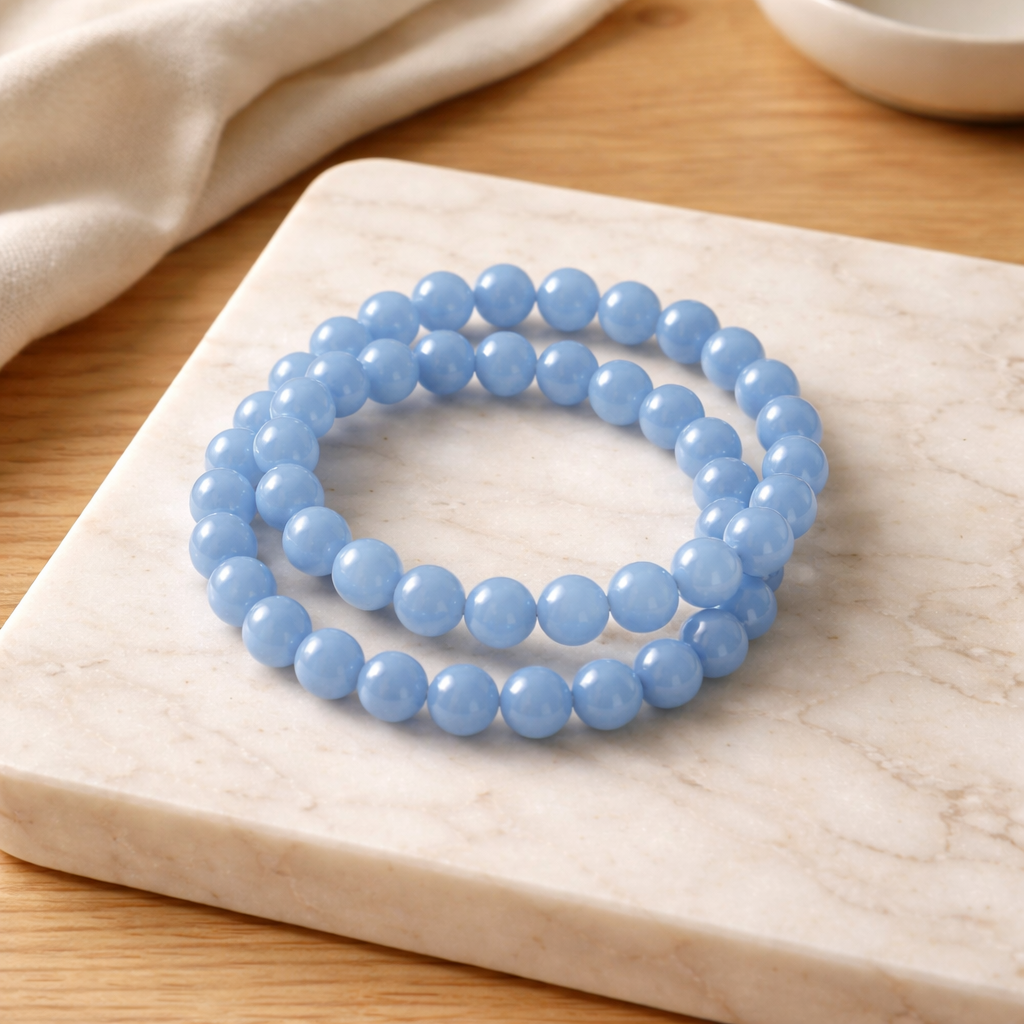 ICE BLUE CHALCEDONY BRACELET