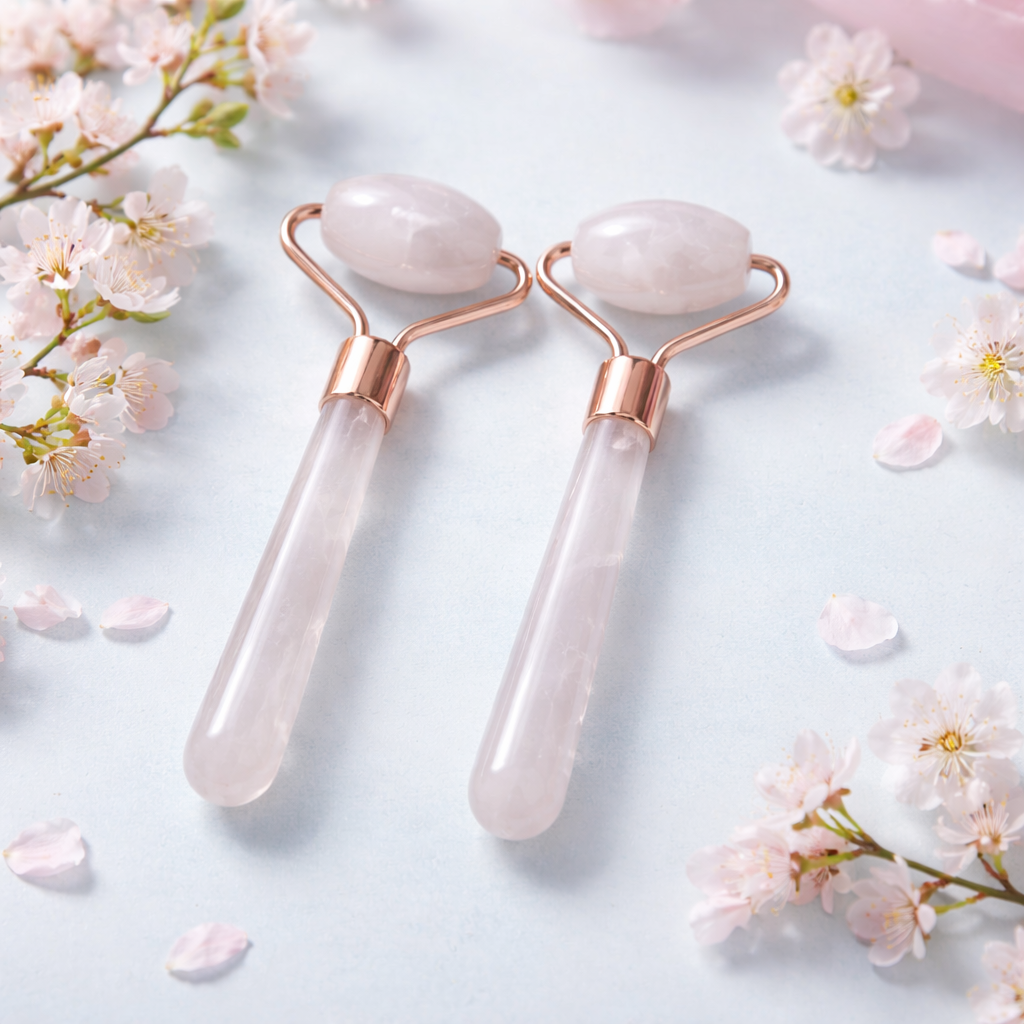 FACE ROLLER ROSE QUARTZ