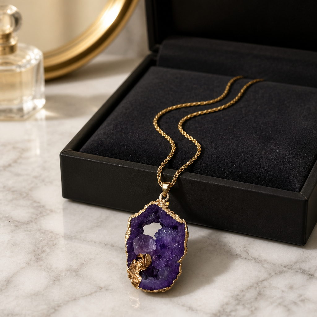 PURPLE AGATE DRUZY