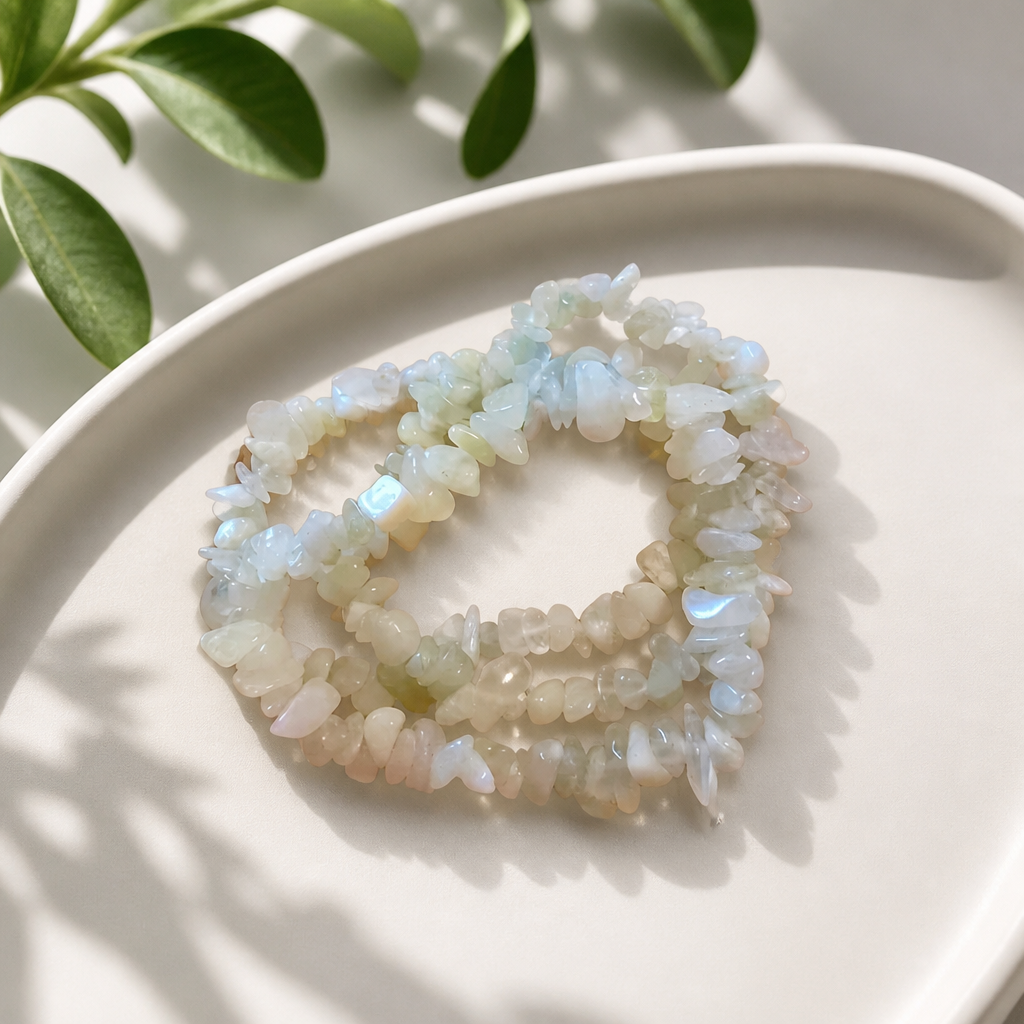 MOONSTONE CHIP BRACELET