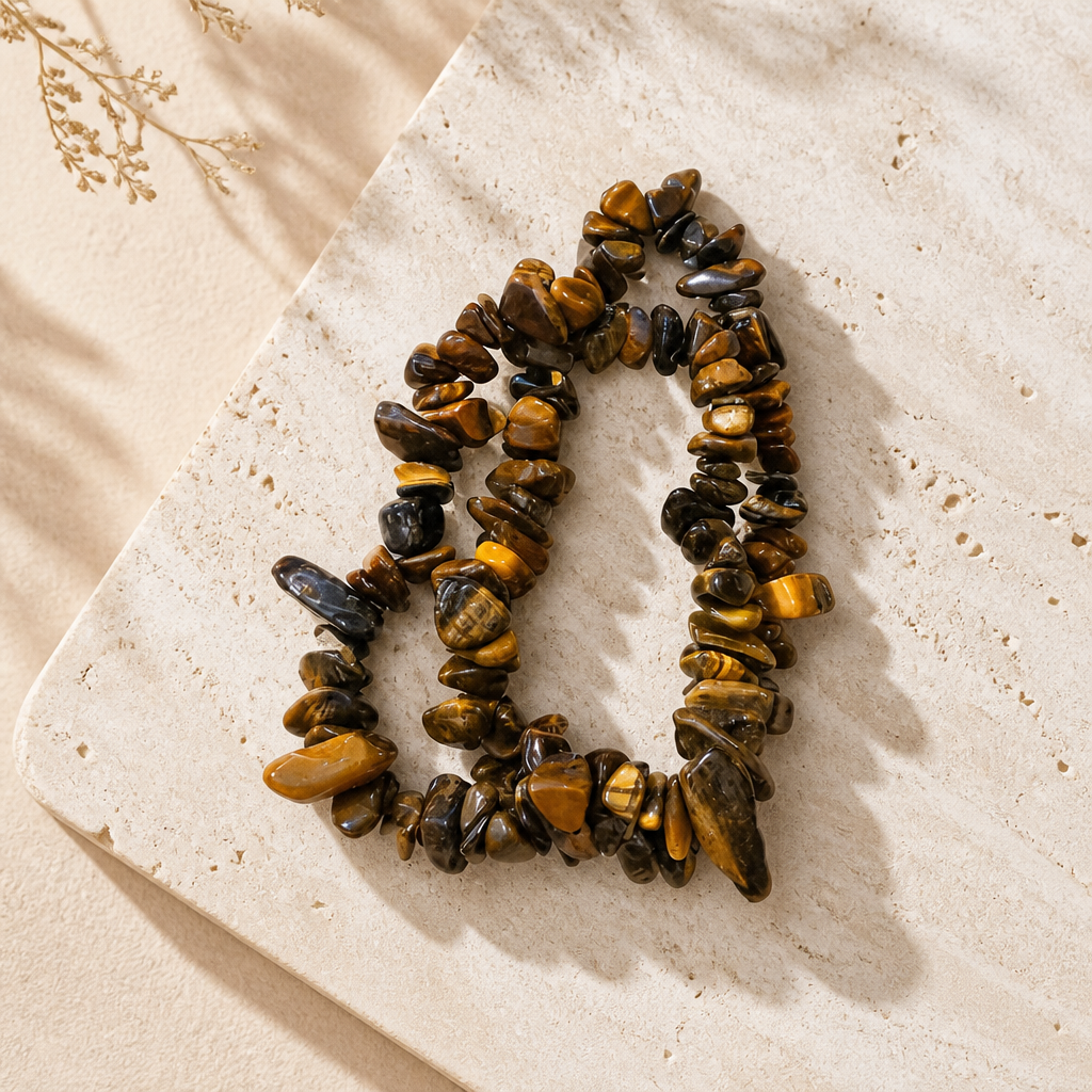 TIGER EYE CHIP BRACELET