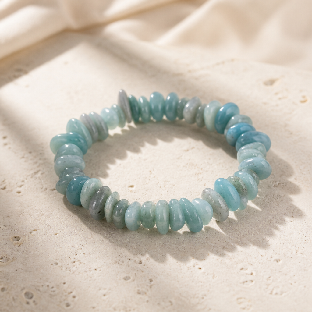 AMAZONITE CHIP BRACELET