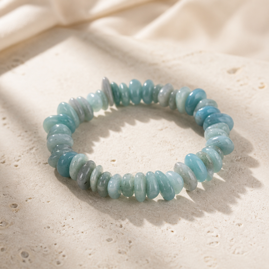 AMAZONITE CHIP BRACELET