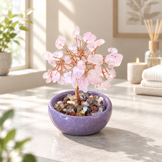 ROSE QUARTZ MONEY TREE