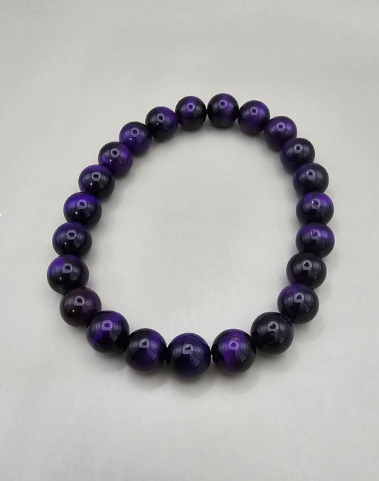 PURPLE TIGER EYE BRACELET