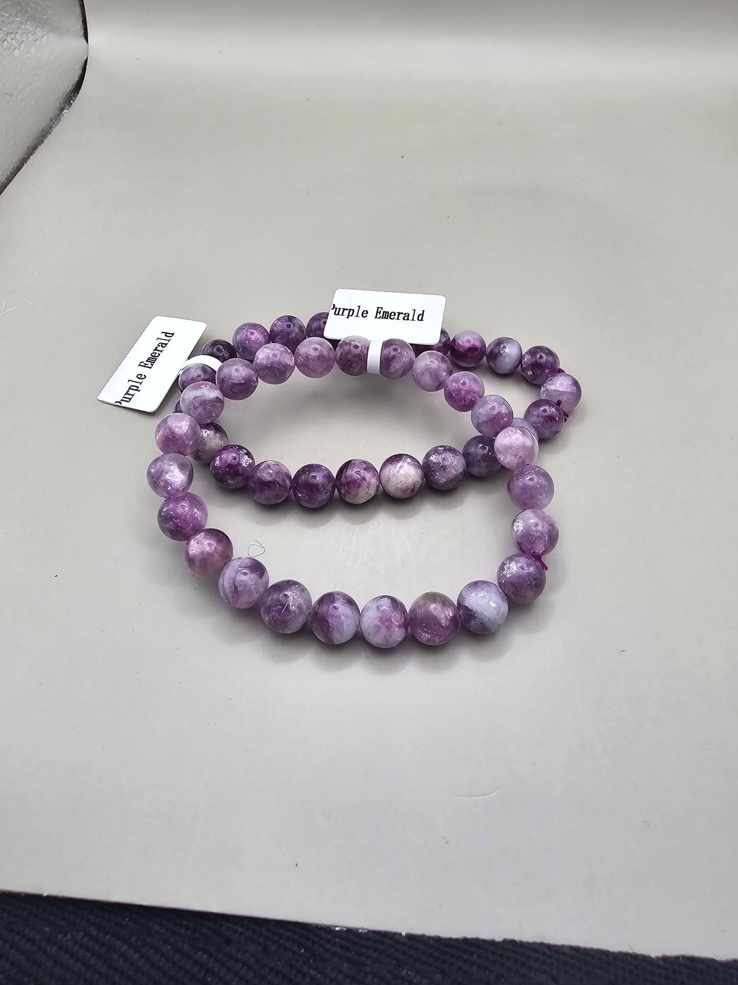 PURPLE EMERALD BRACELET