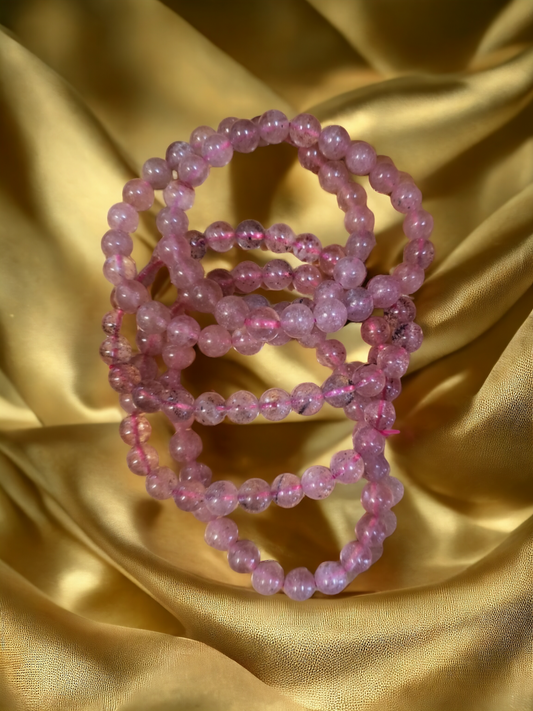 STRAWBERRY QUARTZ BRACELET