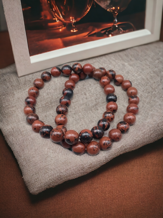 MAHOGANY OBSIDIAN BRACELET