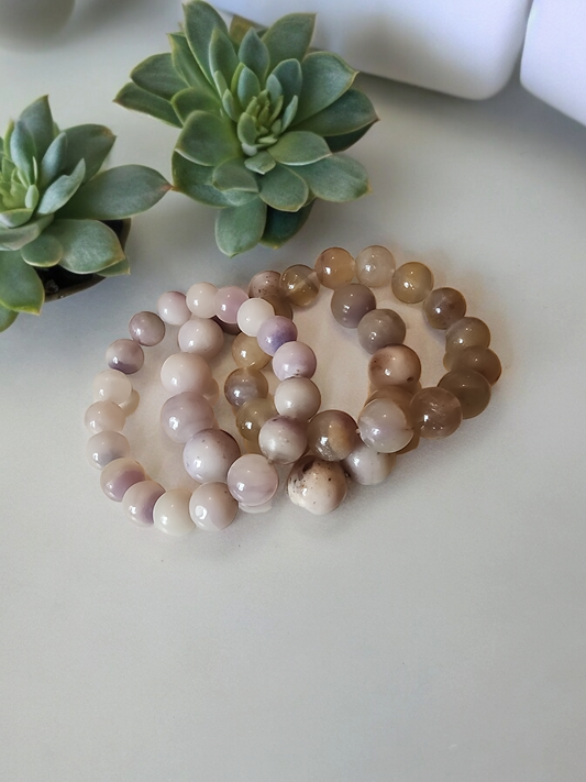 PLUM CHALCEDONY BRACELET