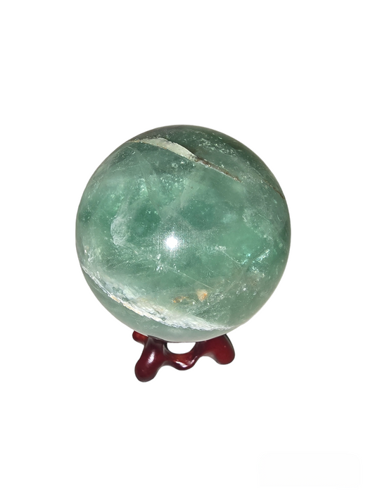 GREEN FLUORITE SPHERE