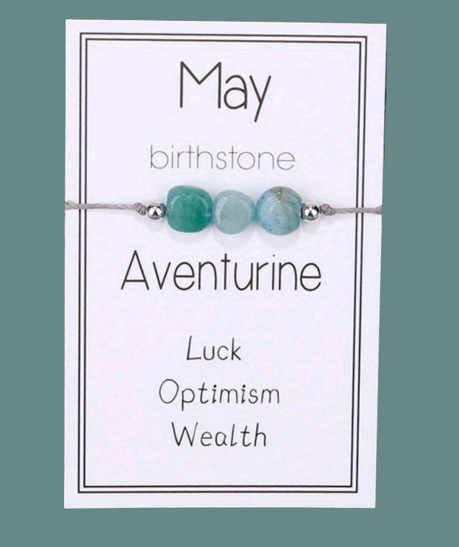 NATURAL GEMSTONE BIRTHSTONE BRACELET (1)