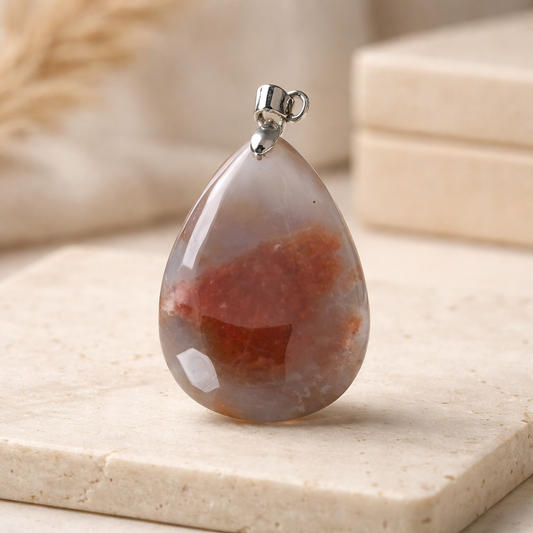 CHALCEDONY AGATE PENDANT