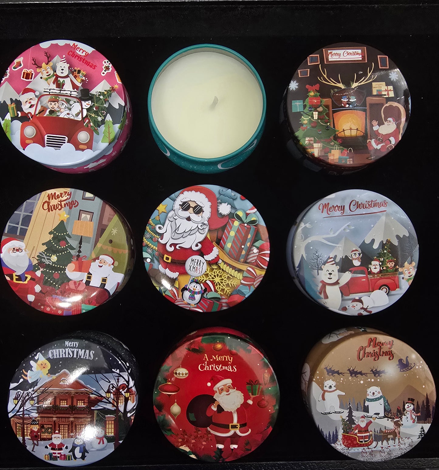 SCENTED CHRISTMAS CANDLES