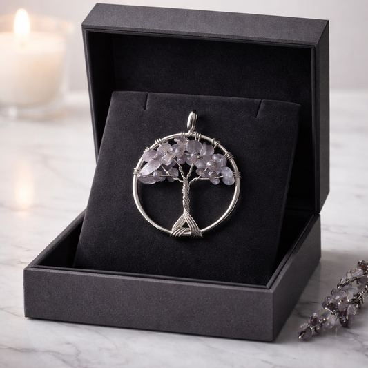 OPALITE  TREE OF LIFE PENDANT
