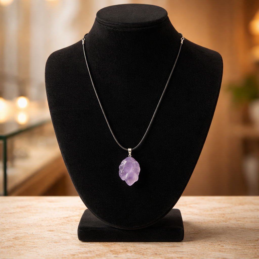 AMETHYST CLUSTER NECKLACE
