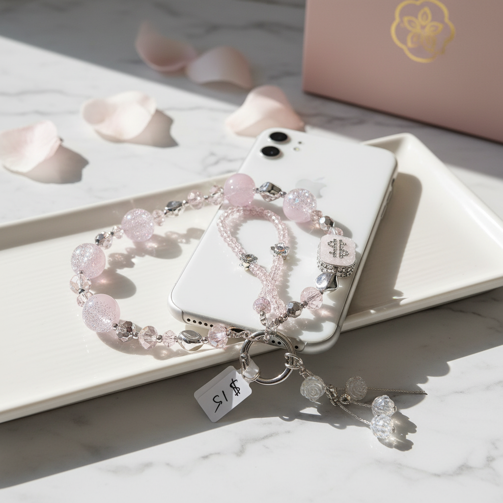 CELL PHONE KEY CHAIN OR BAG CHARM