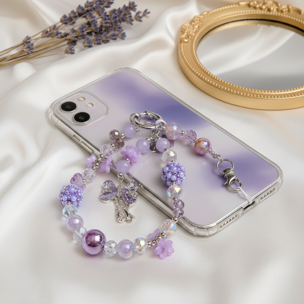 CELL PHONE KEY CHAIN OR BAG CHARM