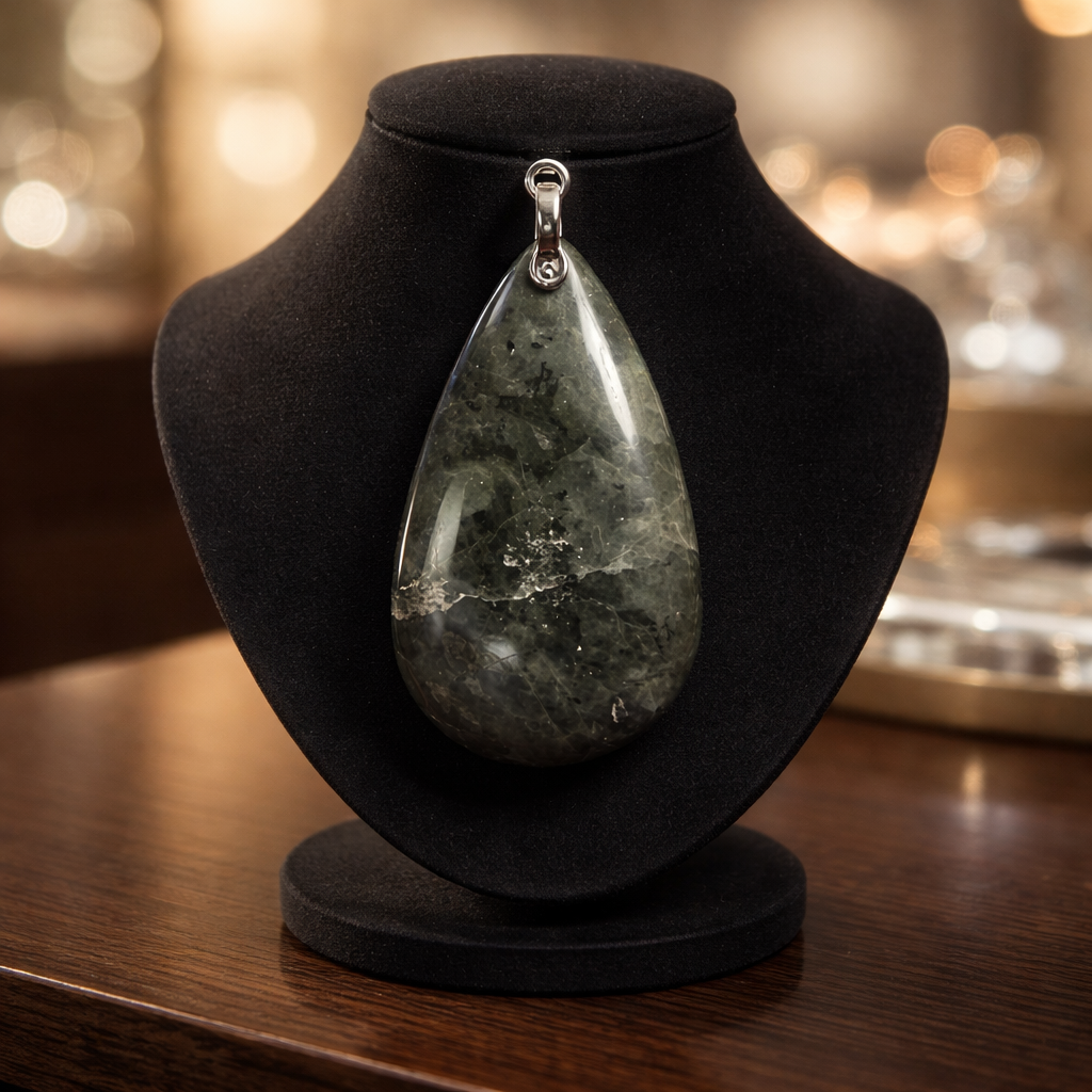 LABRADORITE TEARDROP PENDANT