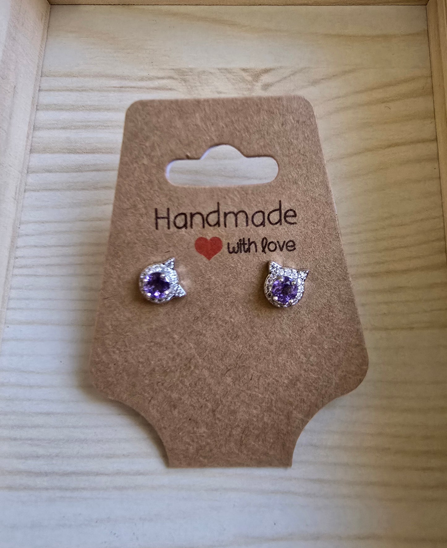 AMETHYST STERLING SILVER EARRINGS