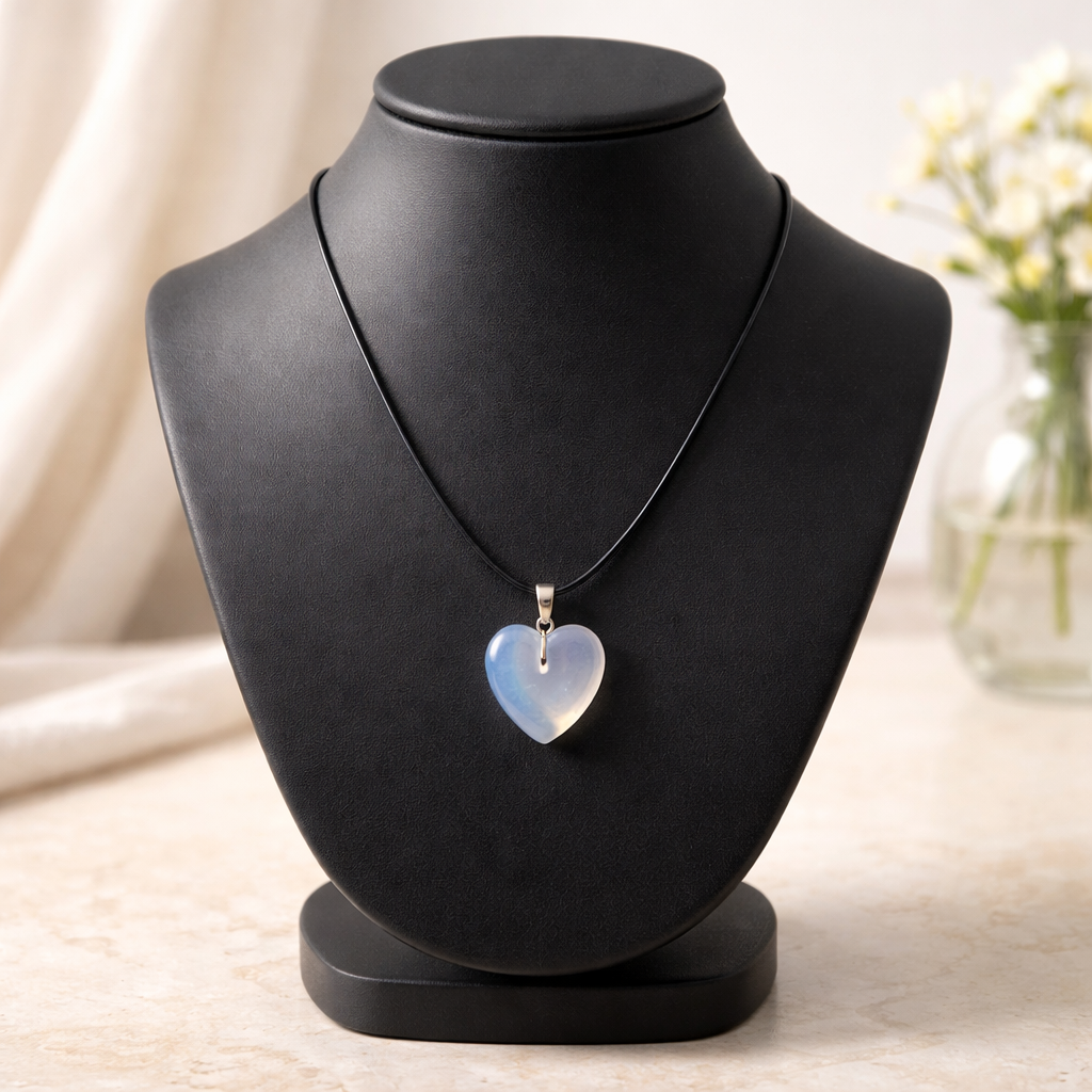 OPALITE HEART NECKLACE