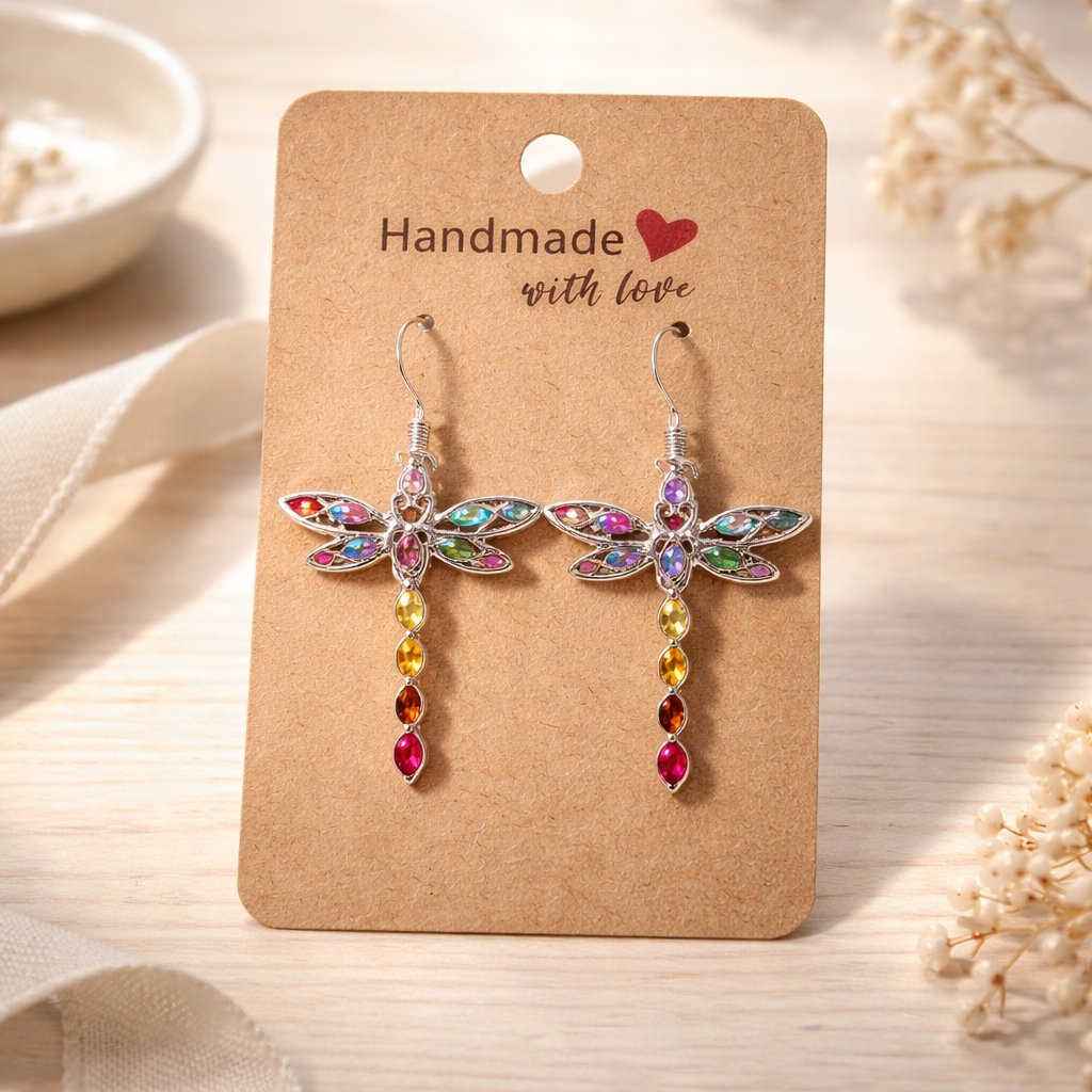 DRAGONFLY DANGLE EARRINGS