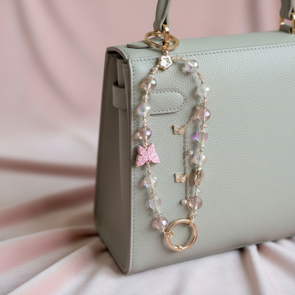 CELL PHONE KEY CHAIN OR BAG CHARM